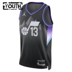 Utah Jazz Trikot Walter Clayton JR Jordan 2025-26 Statement Edition Schwarz Swingman - Kinder